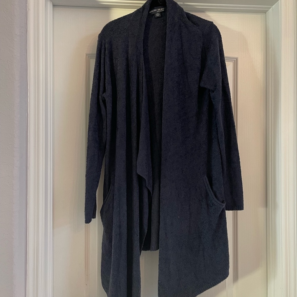 Barefoot Dreams CozyChic Lite Cardin- Navy Blue